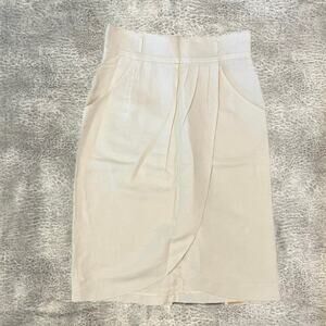 Antonio Melani  Ivory midi skirt